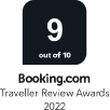 Награда: РЕЙТИНГ ПО ВЕРСИИ BOOKING.COM TRAVELLER REVIEW AWARDS&nbsp;2022